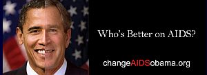 Obama vs. Bush AIDS