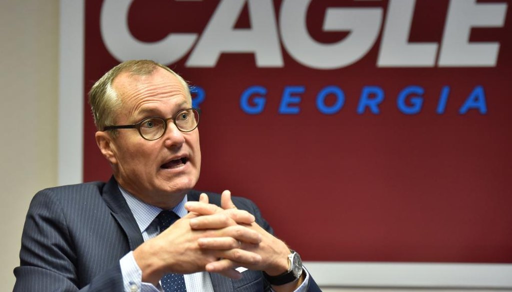 Lt. Gov. Casey Cagle is running to replace Georgia Gov. Nathan Deal. (Atlanta Journal-Constitution)