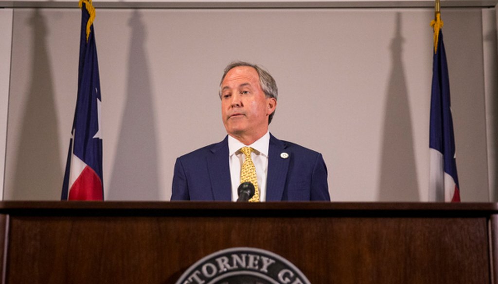 Is Ken Paxton, the Texas attorney general seeking re-election in 2018, the nation's only indicted statewide official? That appeared to be the case after Missouri's governor resigned June 1, 2018 (Austin American-Statesman photo).