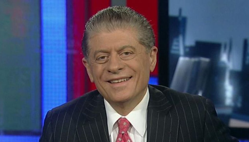 Judge Andrew Napolitano waded into the rancher Cliven Bundy controversy, arguing that the constitution gives Washington no right to own a large portion of Nevada.