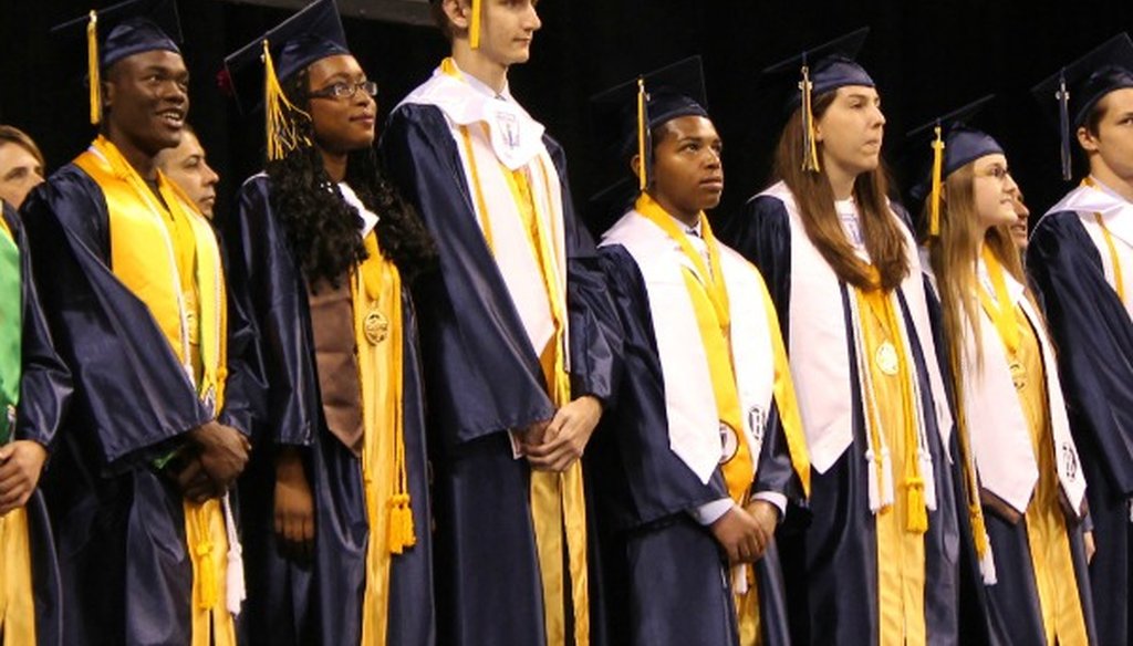 We looked into varied indicators of college readiness about the same time Stony Point High School held its June 2016 graduation exercises (Round Rock Leader photo).