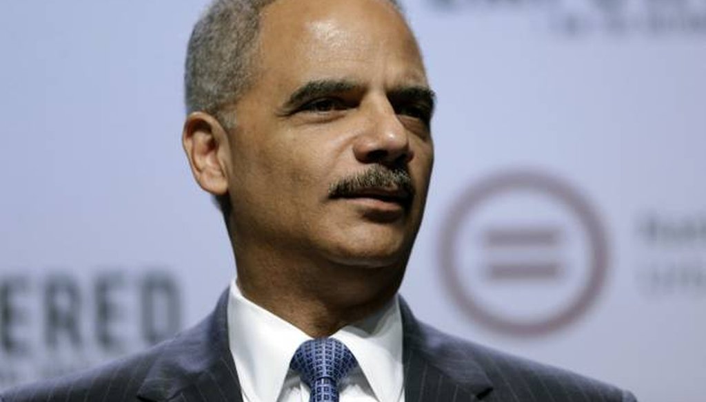 U.S. Attorney General Eric Holder said he would seek new scrutiny of Texas' voter ID law during his July 25, 2013, speech at the National Urban League in Philadelphia. (Matt Rourke photo /Associated Press)