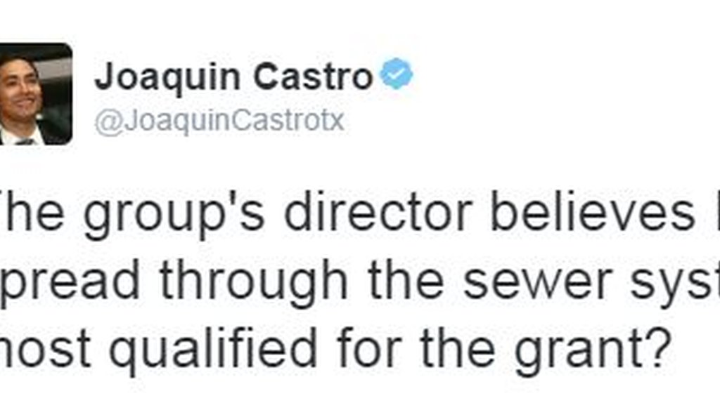 Here's the Aug. 10, 2016 tweet by Rep. Joaquin Castro that drew our attention.