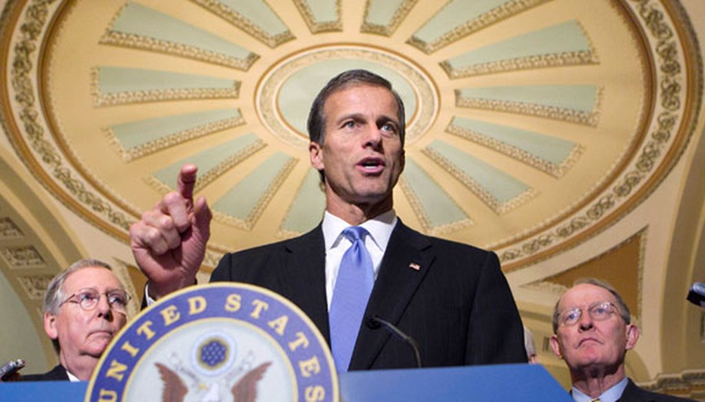 Sen. John Thune, R-S.D., says the Senate will quickly pass the Keystone XL pipeline project. (AP)