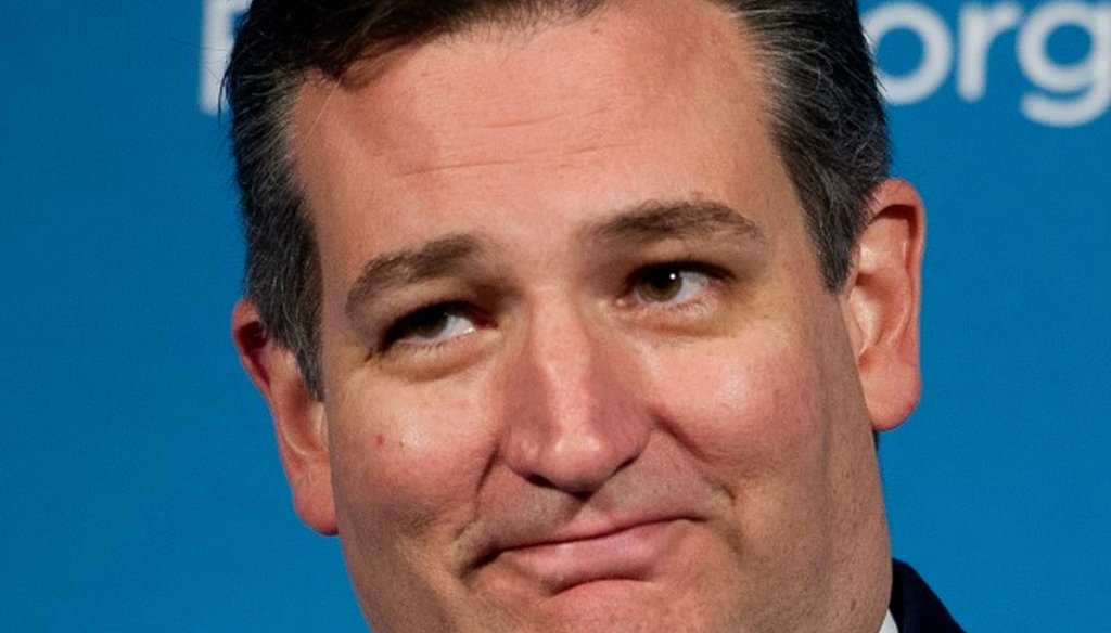Ted Cruz, shown here in Washington, D.C., in November 2016, made a flawed claim about Death to America Day (Photo by the Associated Press).