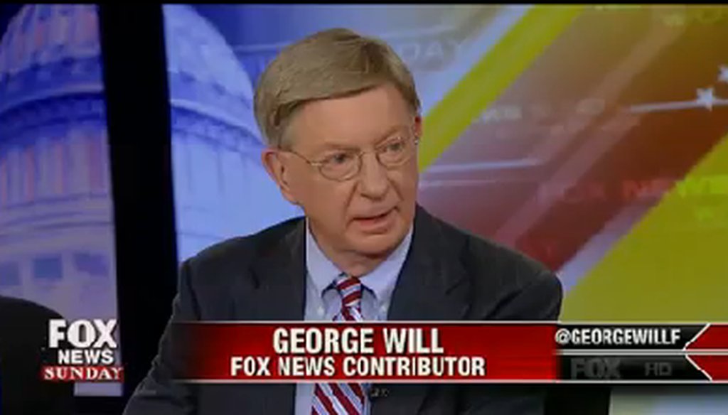 George Will appeared on "Fox News Sunday" on May 11, 2014.