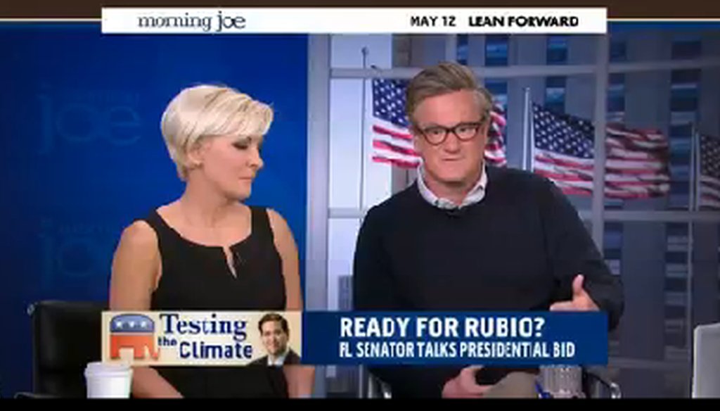 Joe Scarborough claimed that people have been "wandering away" from the issue of climate change.