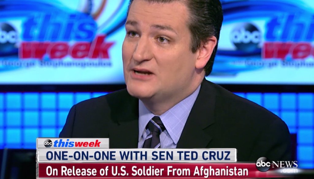 Texas Republican Sen. Ted Cruz said, "U.S. policy has changed, now we make deals with terrorists."