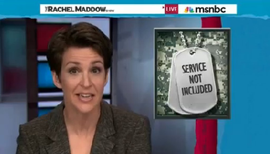 Rachel Maddow said, “The Pentagon made up” the heroics of POW Jessica Lynch as she tried to avoid capture in Iraq.