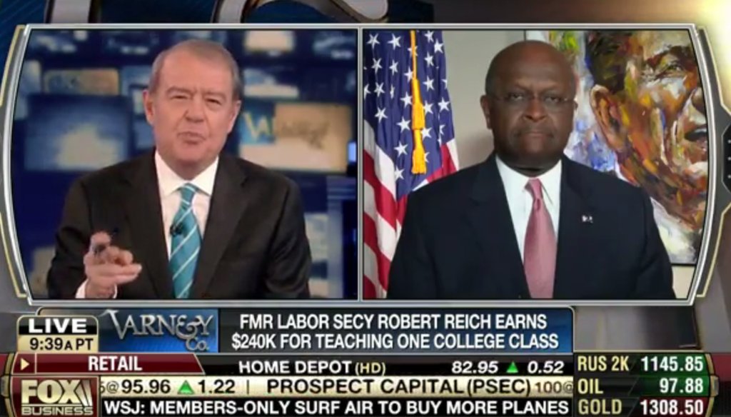Herman Cain on "Varney and Co." on Aug. 11, 2014.