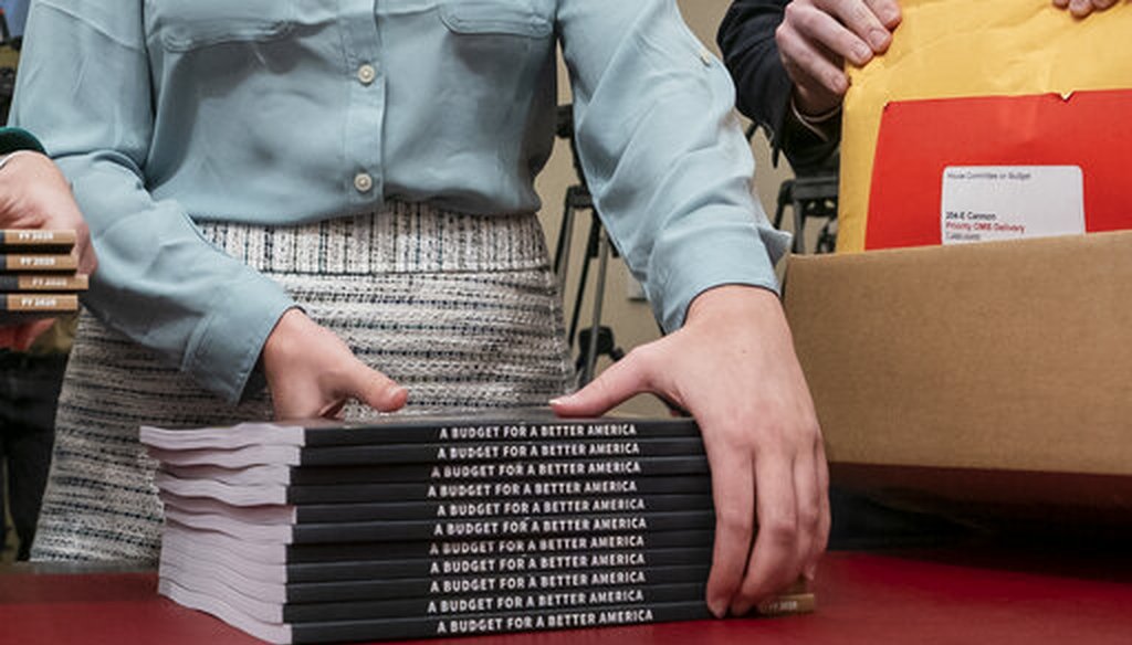 President Donald Trump's 2020 budget calls for billions more for his border wall, with steep cuts in domestic programs but increases for military spending. (AP Photo/J. Scott Applewhite)