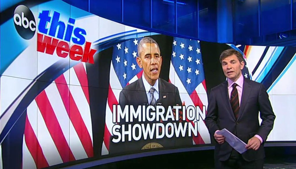 ABC "This Week" host George Stephanopoulos interviewed President Barack Obama for the Nov. 23, 2014, show.