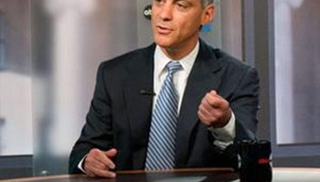 White House Chief of Staff Rahm Emanuel appeared on ABC's 'This Week.'