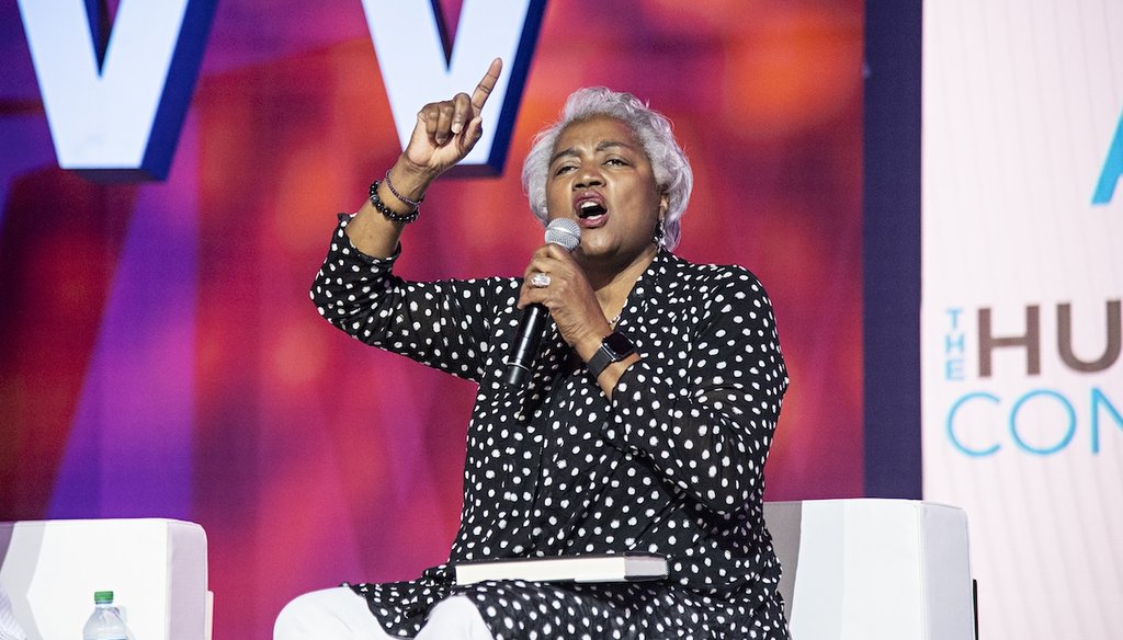 Donna Brazile at the Essence Festival in New Orleans in 2019. (AP)