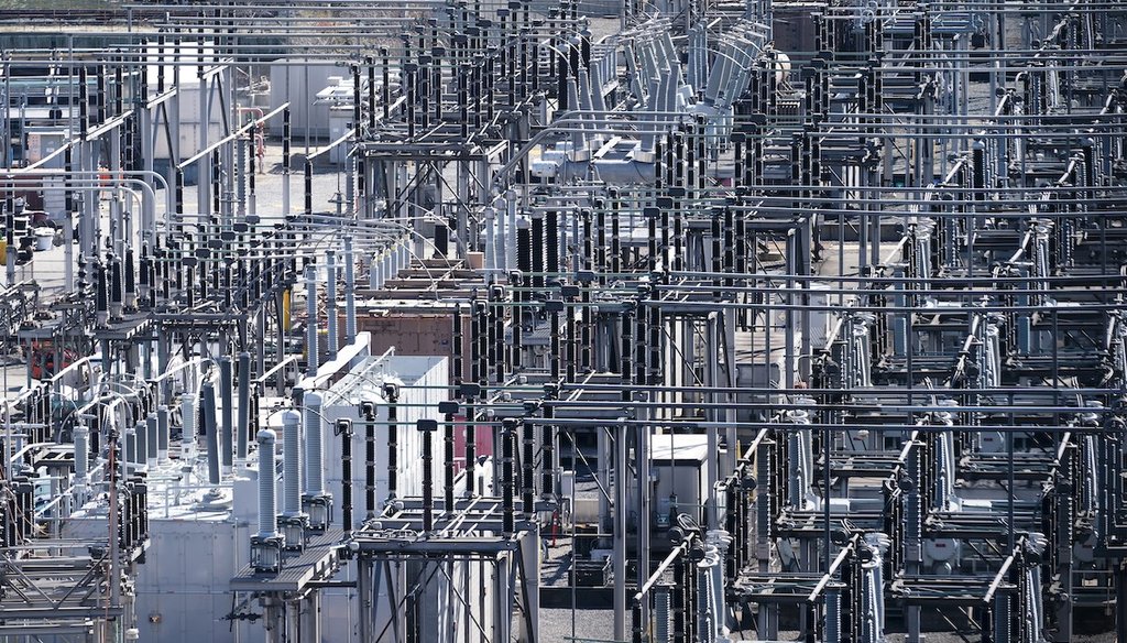 A ConEd substation in Brooklyn, N.Y., in 2021. (AP)