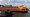 Staten Island Ferry boats at the St. George Terminal, Aug. 4, 2022, in the Staten Island borough of New York. (AP)