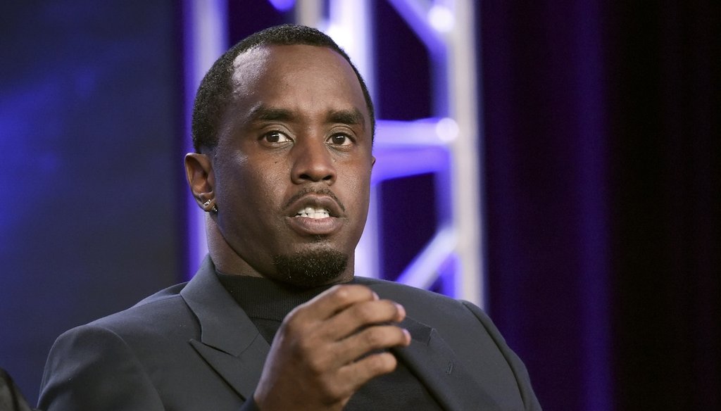 Sean 'Diddy' Combs participates in "The Four" panel during the FOX Television Critics Association Winter Press Tour in Pasadena, Calif., Jan. 4, 2018. (AP)