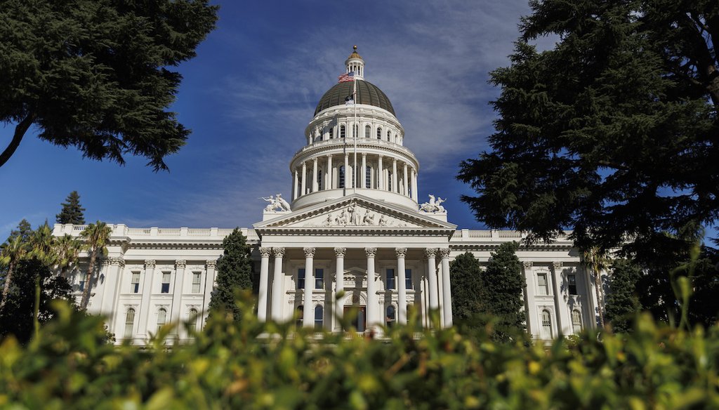 A view of the California State Capitol in Sacramento, Calif., Aug. 5, 2024. (AP)
