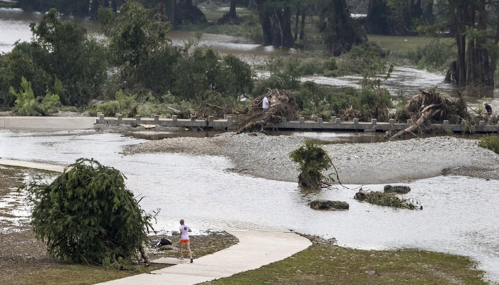 Some viral videos of Texas flooding might be fake. Here’s how to spot them.