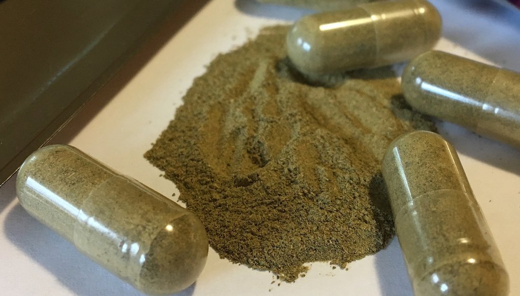 Esta foto de archivo del 27 de septiembre de 2017 muestra cápsulas de kratom en Albany, Nueva York. (AP)