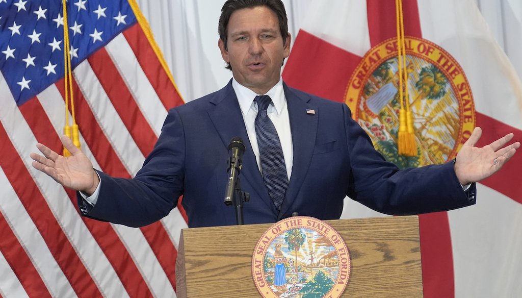 Fact-checking Florida Gov. Ron DeSantis’ final State of the State speech
