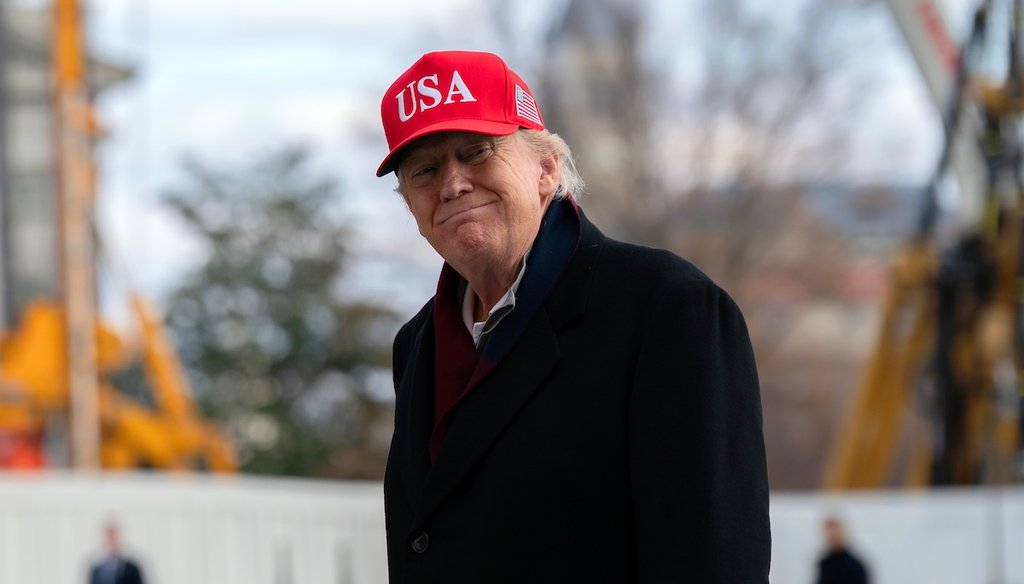 President Donald Trump at the White House on Nov. 22, 2025. (AP)