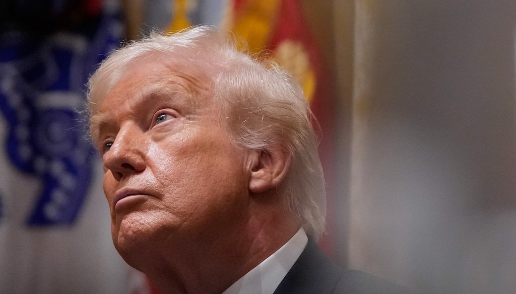 President Donald Trump listens during a Cabinet meeting at the White House on Dec. 2, 2025. (AP)