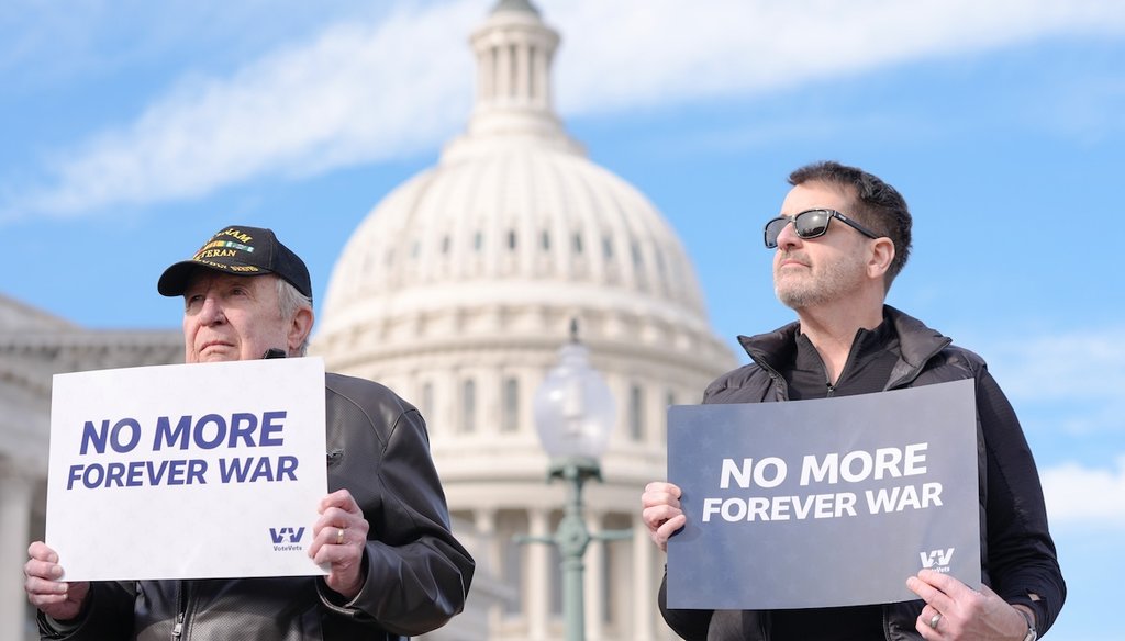 politifact.com - Louis Jacobson - Iran attacks prompt renewed push in Congress over war powers