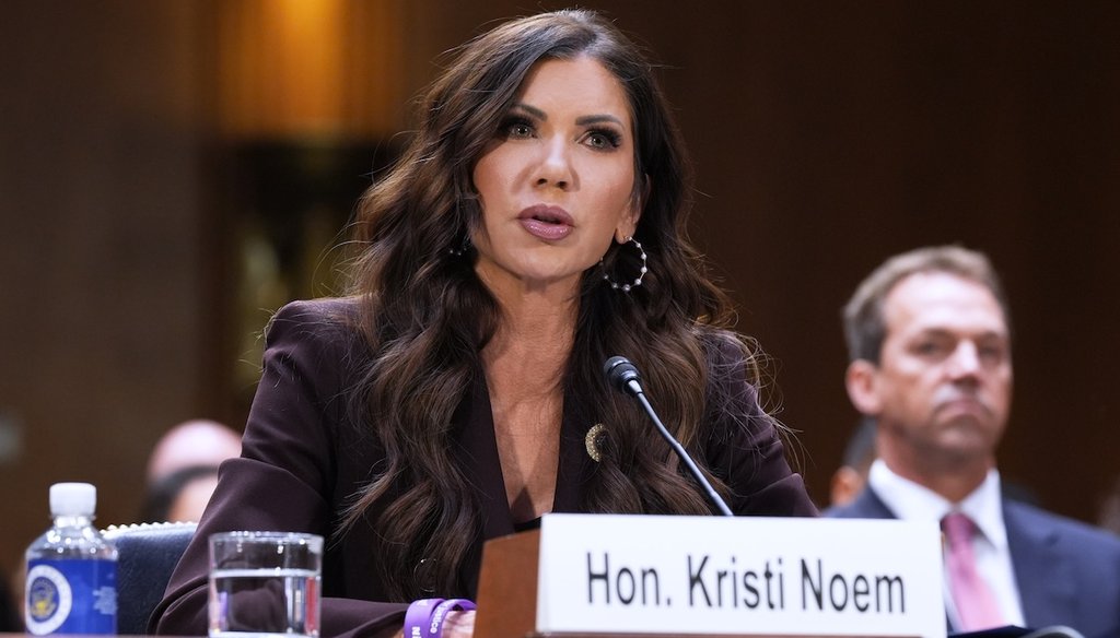 Homeland Security Secretary Kristi Noem appears for an oversight hearing before the Senate Judiciary Committee, at the Capitol in Washington, March 3, 2026. (AP)