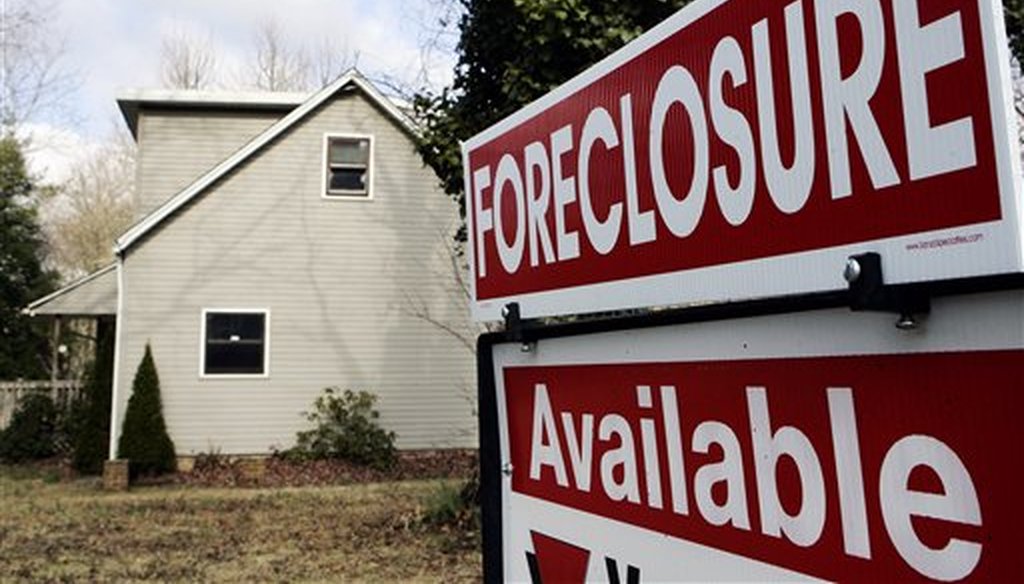 A foreclosed home in Egg Harbor Township, N.J., in 2008. The U.S. household debt burden is much more manageable today than it was back then, on the cusp of the Great Recession. (AP)