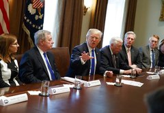 What happened at the immigration meeting between Trump, bipartisan lawmakers