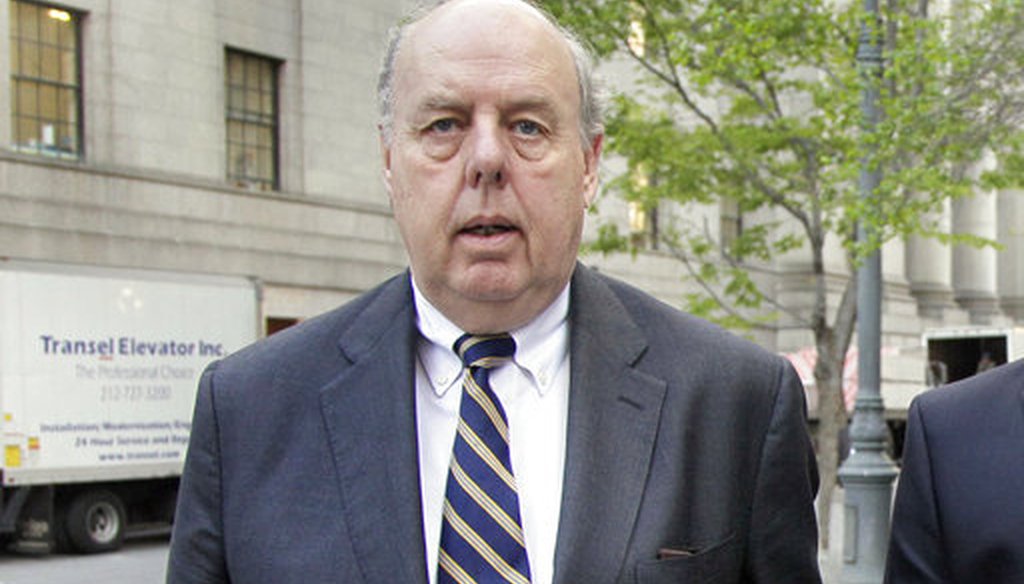 John Dowd, then a lawyer for President Donald Trump, co-authored a memo later published by the New York Times. (AP/Richard Drew, File)