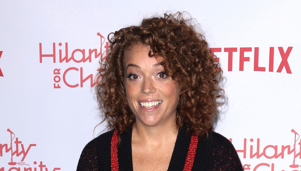 In this March 24, 2018, file photo, Michelle Wolf arrives at the 6th Annual Hilarity For Charity Los Angeles Variety Show. (AP)