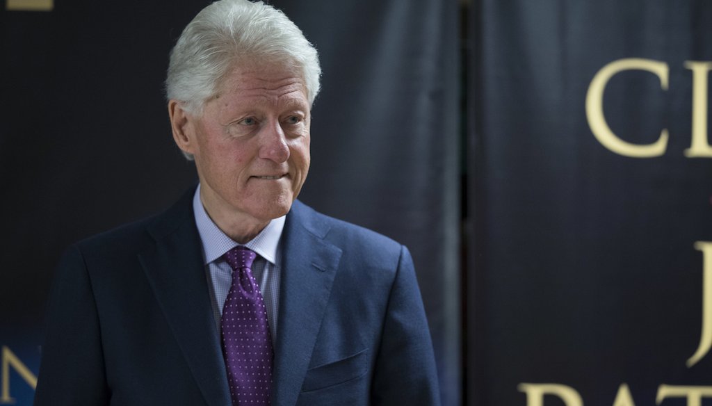 Former President Bill Clinton said he left the White House $16 million in debt in an interview on NBC on June 4, 2018.