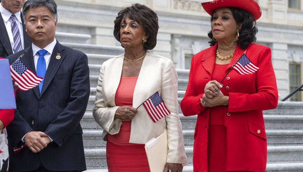 Politifact Have U S Rep Maxine Waters And President Donald Trump Made Statements That Encourage Violence