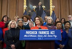 What is the pay gap between men and women?