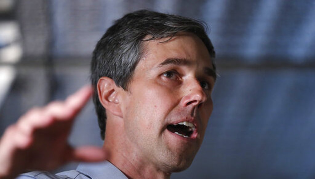 Former Texas congressman Beto O'Rourke speaks to local residents during a meet and greet at the Beancounter Coffeehouse & Drinkery, March 14, 2019, Burlington, Iowa. (AP/Charlie Neibergall)