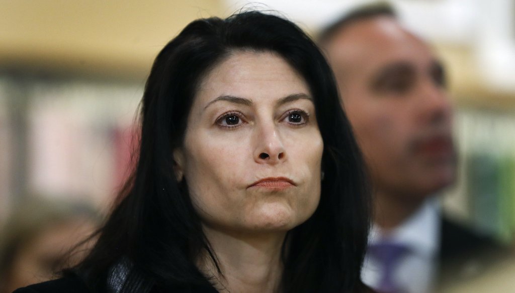 Michigan Attorney General Dana Nessel, shown in this 2019 file photo, approved an investigation into the spread of election misinformation. (AP)
