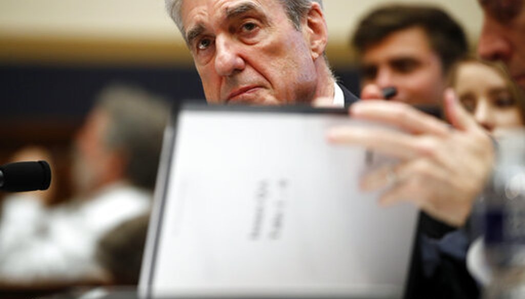 Former special counsel Robert Mueller testifies before the House Judiciary Committee on July 24, 2019, in Washington. (AP/Brandon)