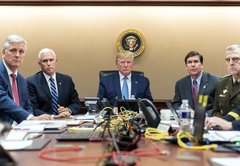No evidence photo of Trump watching Baghdadi raid was staged