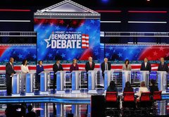 Fact-checking the fifth Democratic presidential debate in Atlanta