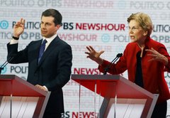 Warren vs. Buttigieg: Why they were fighting about campaign finance and a wine cave at the debate