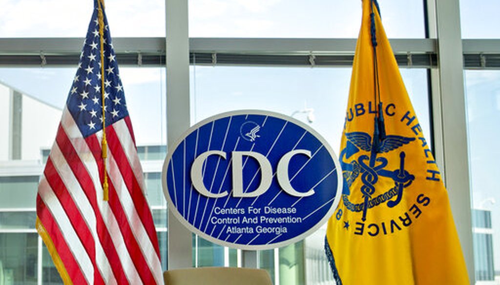A Centers for Disease Control and Prevention logo at the agency's federal headquarters in Atlanta on Nov. 19, 2013. (AP/file)