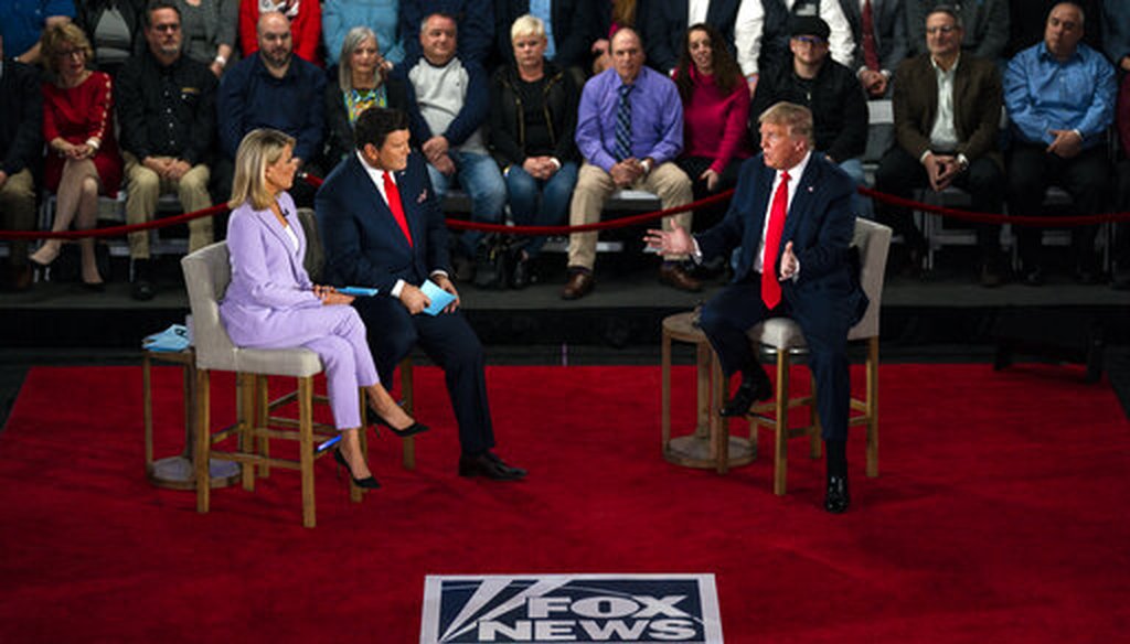 PolitiFact | Fact-checking Donald Trump’s Fox News town hall in Scranton