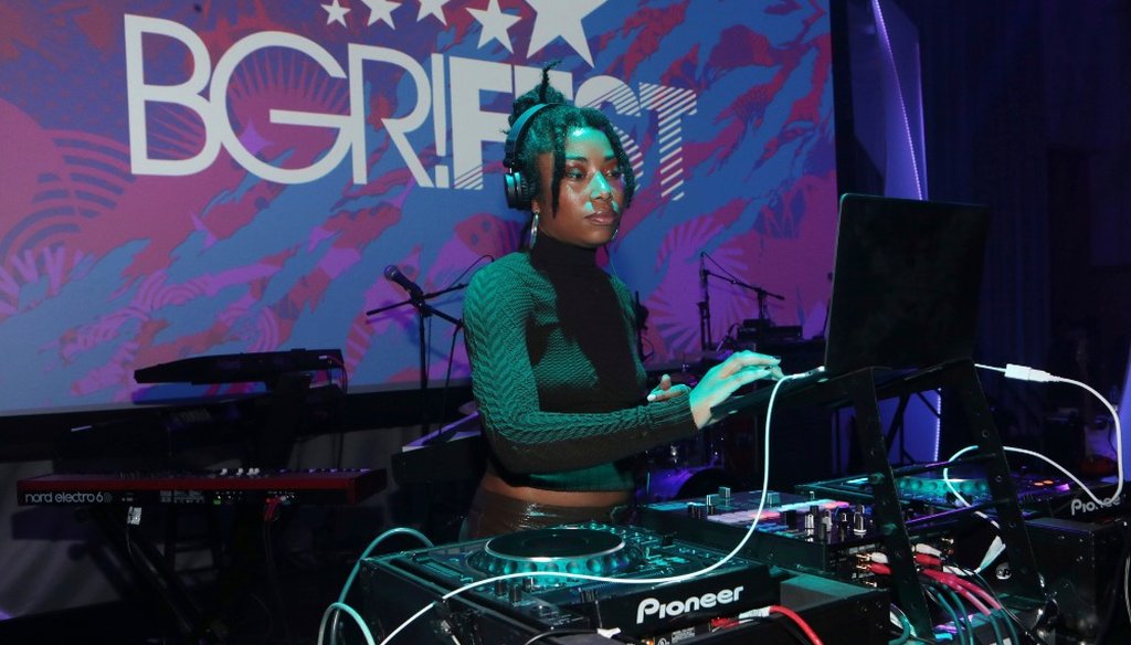 DJ Quiana Parks was part of the Black Girls Rock! Festival held at the John F. Kennedy Center in March 2020. (AP)