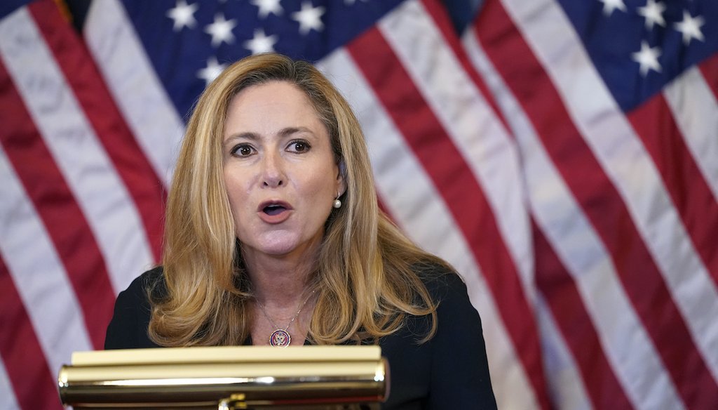 Rep. Debbie Mucarsel-Powell, a South Florida Democrat, is being challenged in the 2020 election by Miami-Dade Mayor Carlos Gimenez, a Republican. (AP)