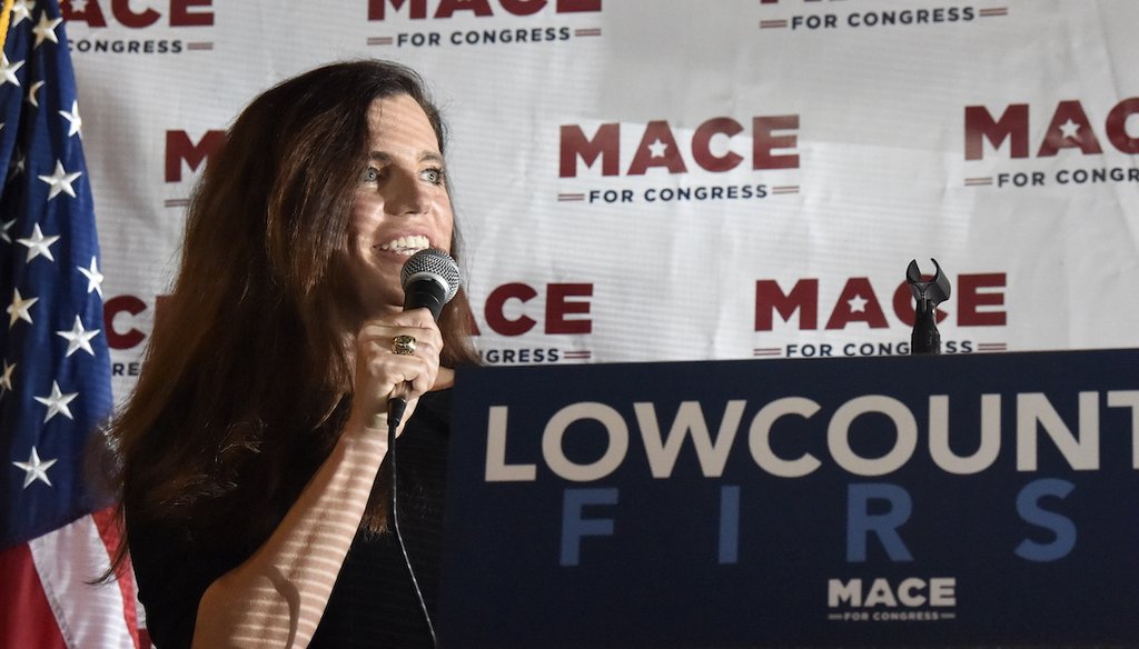 Republican Nancy Mace is challenging U.S. Rep. Joe Cunningham, D-S.C., for his House seat in the Nov. 3, 2020 election. (AP)