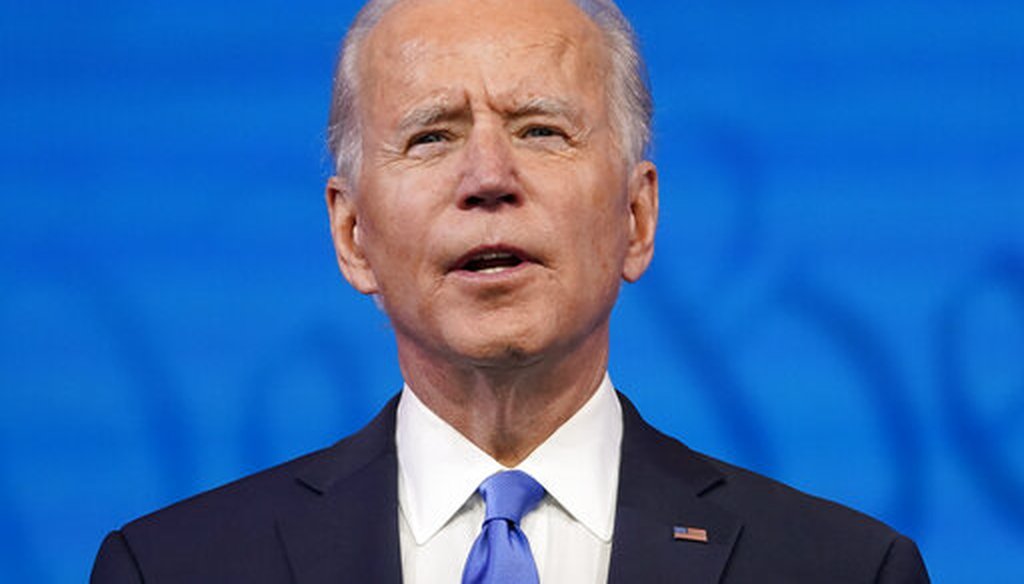 PolitiFact | Fact-checking Joe Biden’s Speech After Electoral College Vote