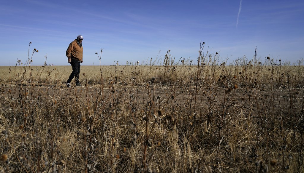 Rod Bradshaw, a Black farmer in Kansas, Jan. 13, 2021, is concerned that systemic discrimination by government agencies, farm lenders and the courts have reduced the numbers of U.S. Black farmers from about a million in 1920 to fewer than 50,000. (AP)
