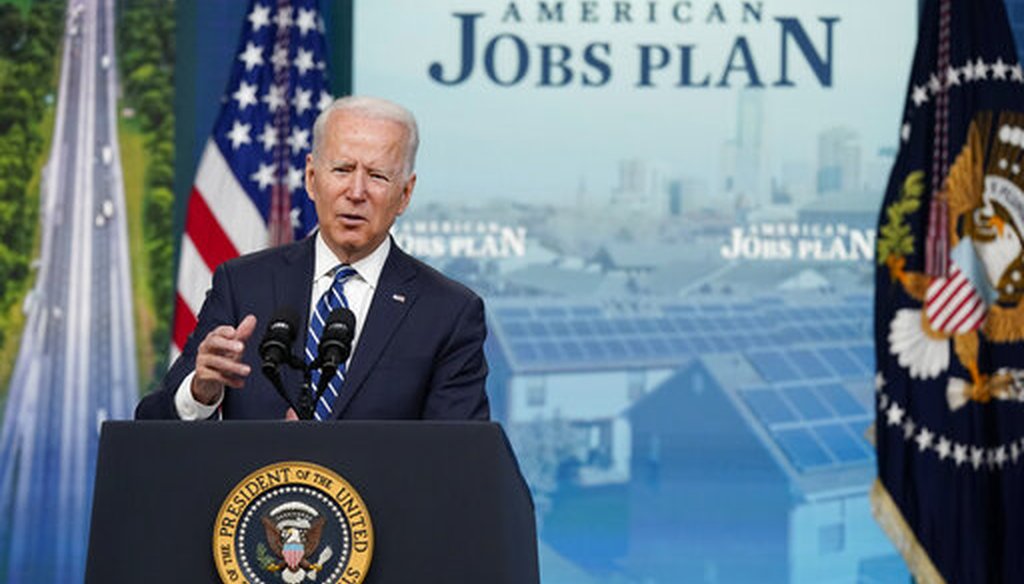 President Joe Biden speaks about the June jobs report in the South Court Auditorium on the White House campus on July 2, 2021. (AP)